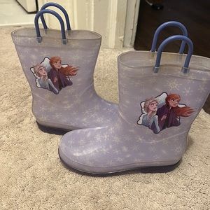Frozen light up rain boots